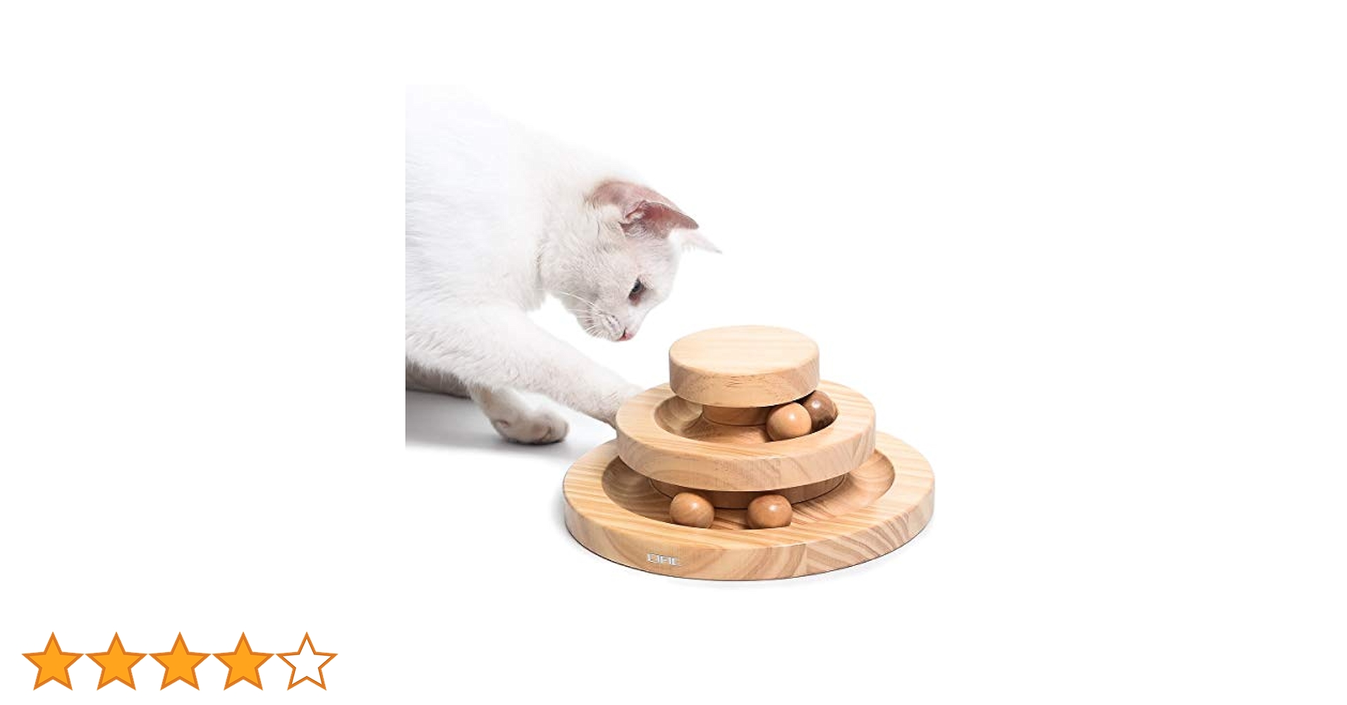 Amazon | Cific 猫 ぐるぐるタワー ボール 回転 玉遊び 大興奮